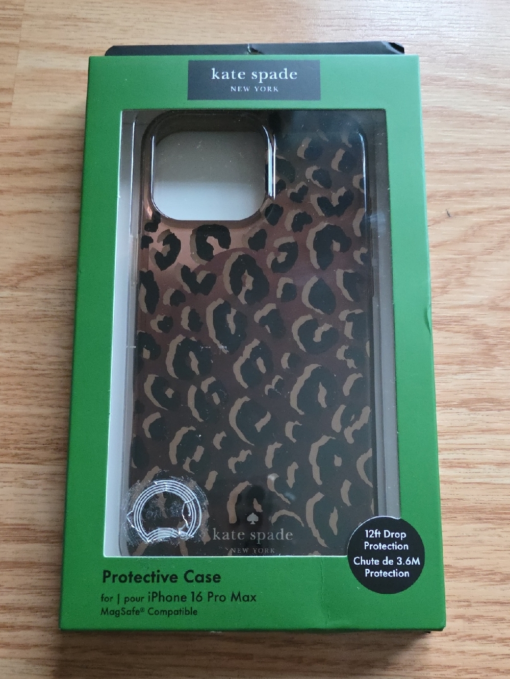 kate spade Leopard Print iPhone 16 Pro Max Case